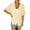 Beige, variant on Crochet Tops Blouses Casual Womens 2023 Summer Lightweight Cardigan Short Sleeve Open Front Casual Loose Cover Ups Tops Blouse Loose Fitting Tops Cheap Blouses Basic Tees for Women Beige S