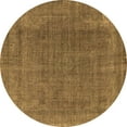 thumbnail image 1 of Ahgly Company Indoor Round Oriental Brown Industrial Area Rugs, 3' Round, 1 of 4