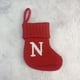 thumbnail image 1 of Adorno navideño de lana con letras de Lisbinx, adorno navideño con letras y dulces, 1 of 7