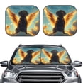 thumbnail image 2 of Saiise Golden Cloud Winged Dog for Foldable Car Sun Shades (2-Pack) Offer Sun Protection with an Easy-fold Design for Convenient Windshield Shading-Small, 2 of 6