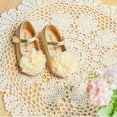 thumbnail image 3 of Toddler Flower Girl Dress Shoes - Girl Ballet Flats Party School Shoes Wedding, 3 of 6