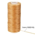 thumbnail image 4 of Unique Bargains Neon Brown Polyester Waxed Leather Sewing Thread, 55 Yards, 4 of 6