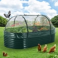 thumbnail image 3 of AKDSteel Bac de Jardin Surélevé Grand Kit Ovale avec Pattes et Roues Robustes, Jardinière Surélevée d'Extérieur en Acier Galvanisé Solide pour Cultiver des Fleurs Ou des Légumes à l'Intérieur et à l'Extérieur, 3 of 8