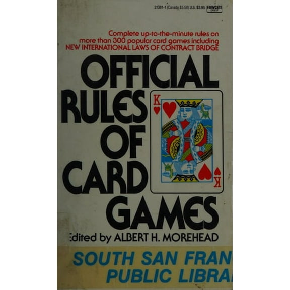 Pre-Owned Official Rules of Card Games (Unknown) 0449200280 9780449200285