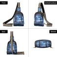 thumbnail image 7 of FORMRS Womens Crossbody Sling Bag Travel Daypack Shoulder Chest Backpack, Window Space, 7 of 7