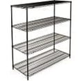 thumbnail image 4 of Nexel Wire Shelving, Black Epoxy, 54"W X 18"D X 63"H, 4 of 4