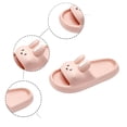 thumbnail image 4 of Cartoon Rabbit Indoor Slippers for Couples EVA Material Soft Comfy Lightweight Breathable Non Slip Flat Heel Home Outdoor Summer Use, 4 of 6