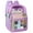 Purple, variant on Clear Backpack -Large Capacity Black Transparent Bookbag for School, Beach, Sports & Work | Durable Waterproof Design, Lightweight & Spacious 15" Backpack for All Ages