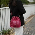 thumbnail image 5 of MKF Collection Azalea Women's Vegan Leather Bucket Bag by Mia K - Brown, 5 of 8