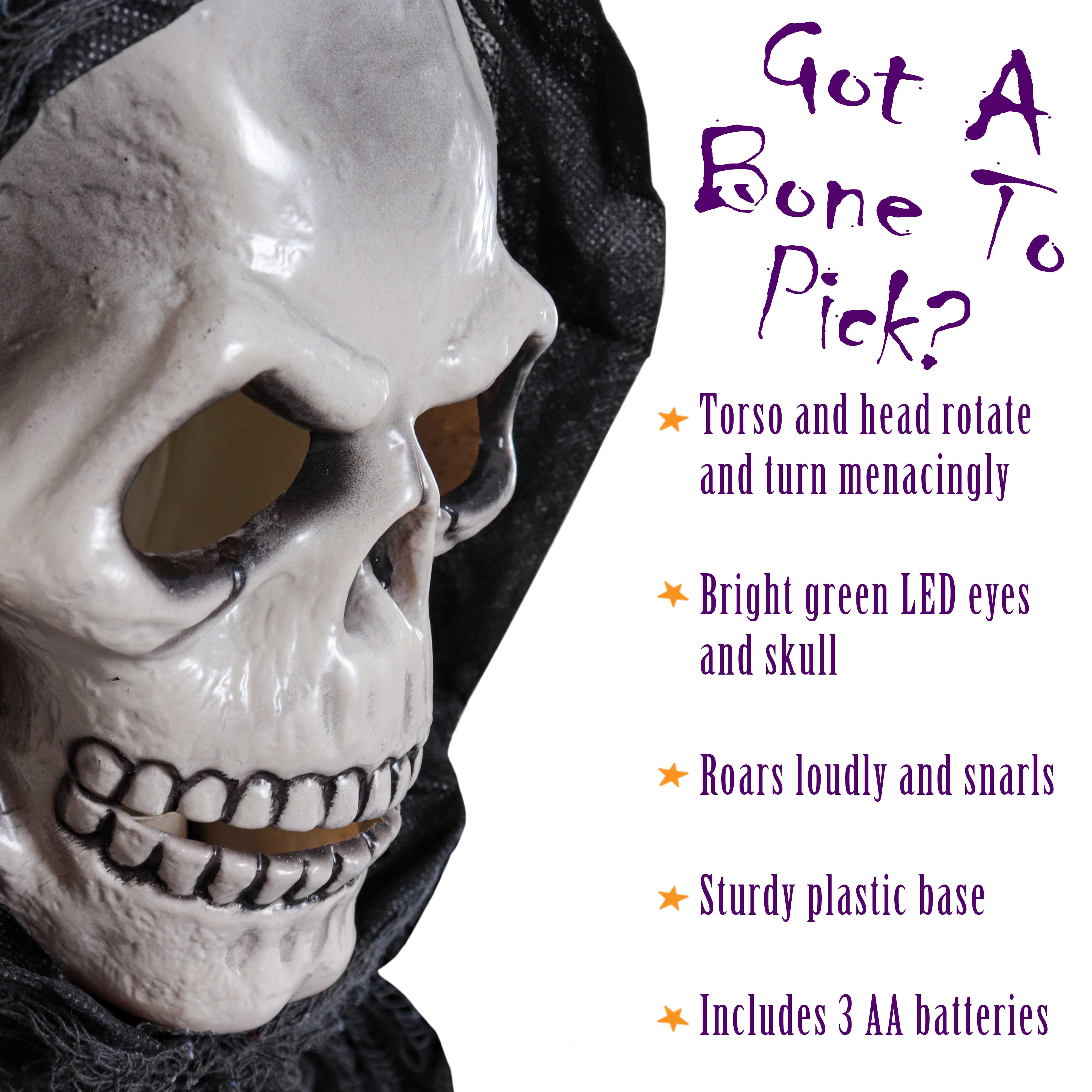 Details about   Halloween Graveyard Prop Led Light Skeleton Skull & Hands Ground Breaker 3 pcs 