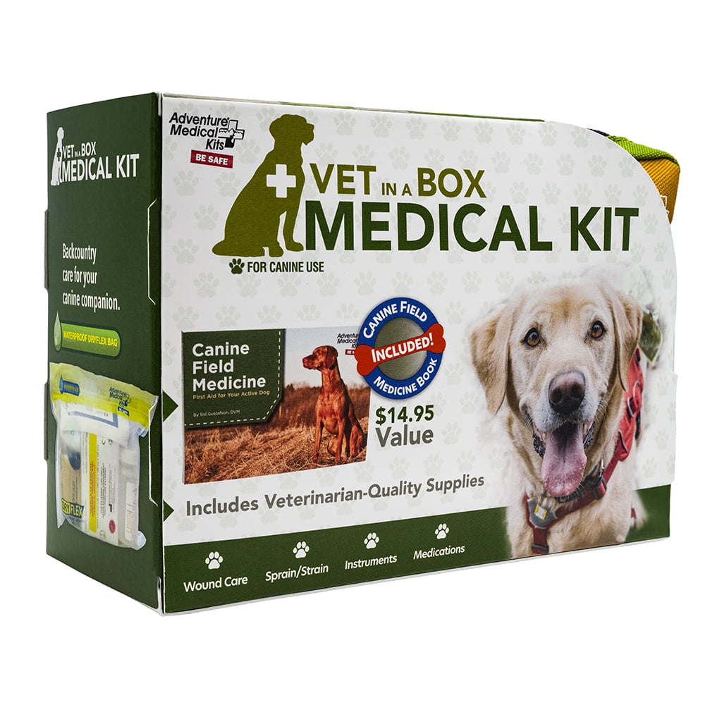 Adventure Medical 01350117 Dog Series Vet In A Box First Aid Kit