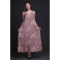thumbnail image 3 of Bimba Rayon Floral Womens Long Casual Dress Spaghetti Strap Summer Maxi Sundress-XX-Large, 3 of 5