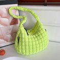 thumbnail image 3 of Bolso Bandolera Acolchado para Mujer Gran Capacidad Color Sólido, 3 of 9