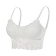 thumbnail image 5 of VerPetridure Sports Bras for Women Pack Fashion Woman's Lace Beauty Back Solid Strap Wrap Hollow Out Bra Underwear, 5 of 6