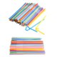 thumbnail image 2 of Pajitas desechables flexibles de 100 Uds., accesorios para bebidas, pajitas de plástico, Color aleatorio Sywqhk Arte deco, 2 of 9