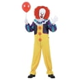 thumbnail image 1 of It (1990) Mens Pennywise Costume Dress Set, 1 of 4