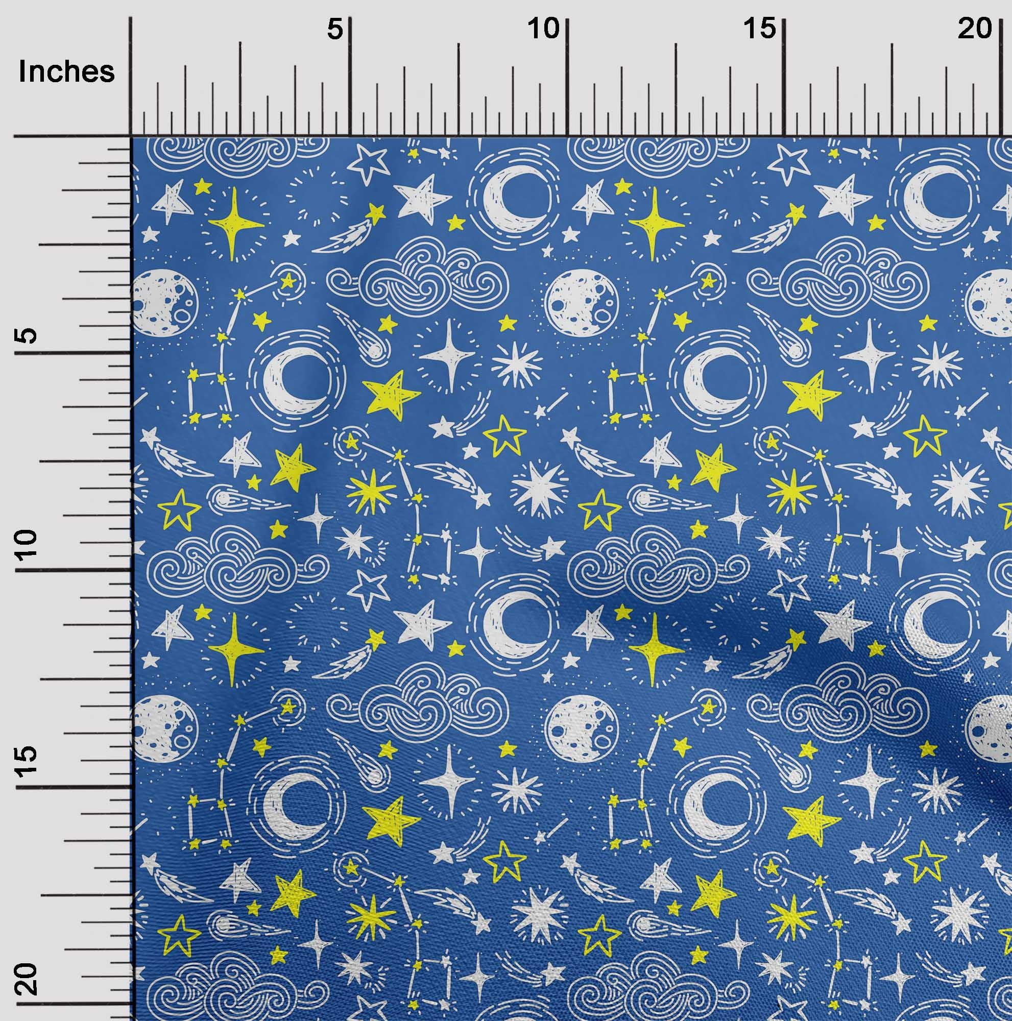 Width 150cm /60 Eco-print Printed Cotton candy fabric Sweets cotton 100%