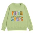 thumbnail image 5 of YunPes Fifth Grade Back to School Pullovers for Girls Colorful Funny Print Preppy Sweatshirts 3-13 Years Kids Graphic Tee Crewneck Tops, 5 of 7