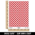 thumbnail image 2 of Utah State Silhouette 200+ Round Stickers - Red - Gloss Finish - 0.50" Size, 2 of 3