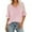 Pink, variant on Uaswgudfs Women's Fashion Striped Lightweight Cotton T-Shirt | Casual Everyday Short Sleeve Top 2025