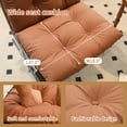 thumbnail image 4 of CQSXDA Leather Armchair In  With Metal Legs, Soft Padded Accent Chair For Living Room And Office Use，Brown, 4 of 11