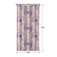 thumbnail image 5 of Pioneer Flower Floral Print Pattern Shower Curtain 36"x72", Bathroom Decorative Shower Curtain Set with 12 Hooks, Waterproof Washable, 5 of 6