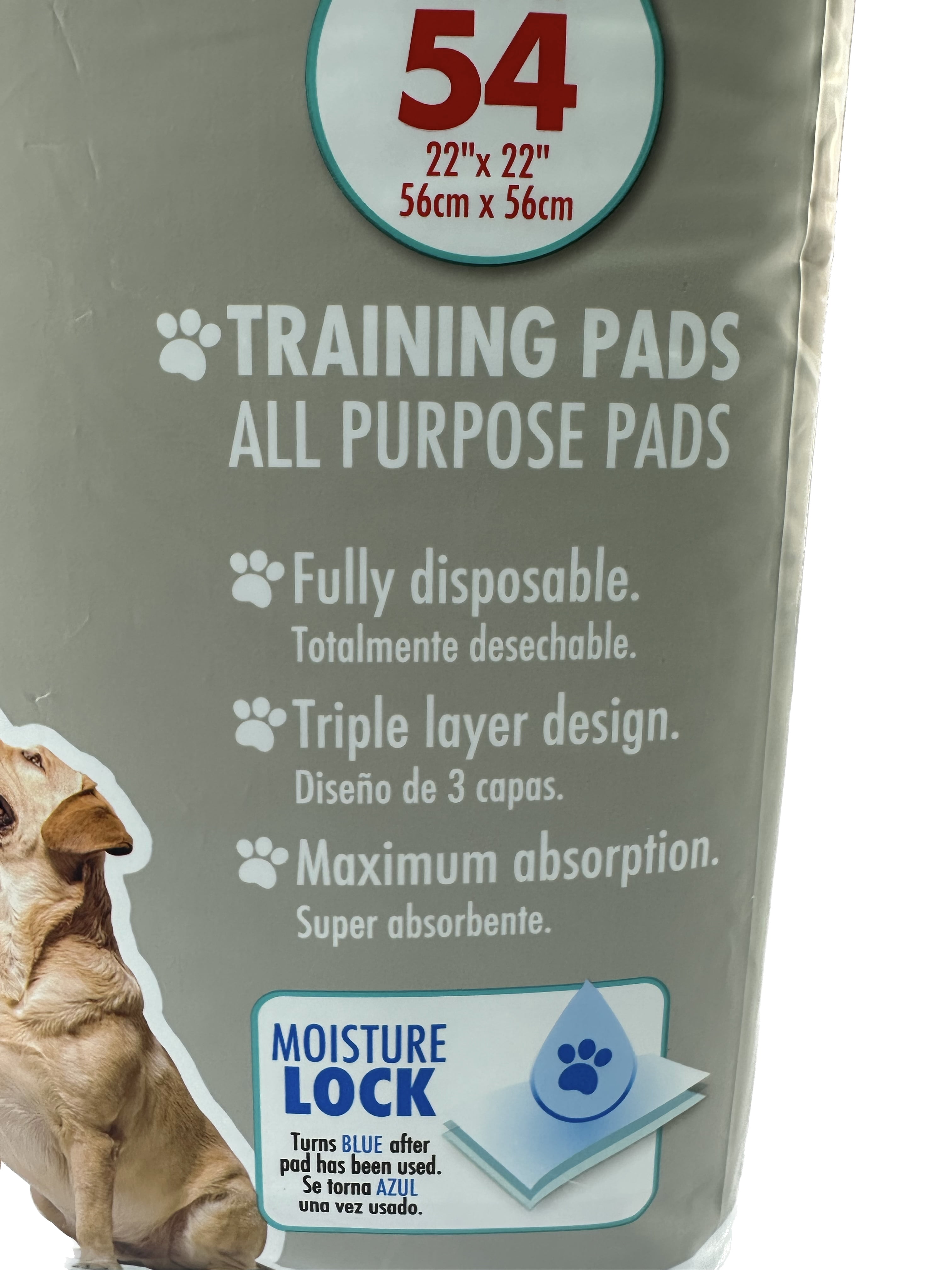 Insular Pets Dog Training Pads - 54 Pack
