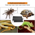 thumbnail image 4 of Alfombrilla calefactora para reptiles, 14 W, 11 x 11 pulgadas, alfombrilla calefactora ajustable para terrario con control de temperatura para reptiles, tortugas, serpientes, lagartos, geckos, arañas, 4 of 5