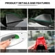 thumbnail image 4 of Antena de aleta de tiburón para coche, antena de radio FM universal impermeable para montaje en techo con base adhesiva impermeable (negra), 4 of 5