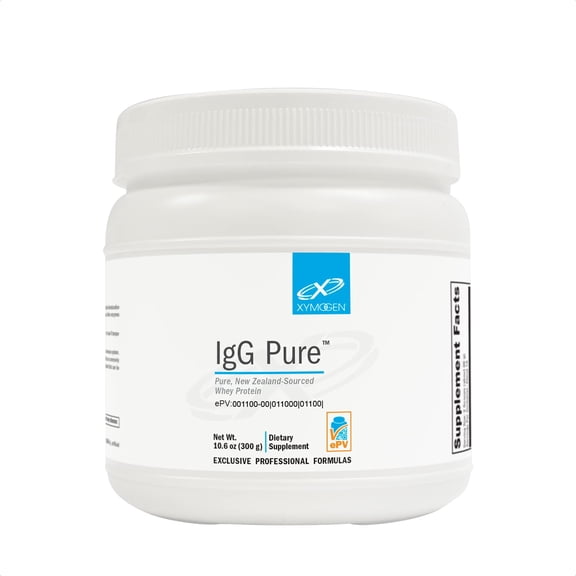 XYMOGEN IgG Pure - Bioactive Whey Protein - Immune Health Support & GI Health Support - Muscle Recovery & Healthy Body Composition - Gluten-Free, Non-GMO & Soy-Free - 15 Servings
