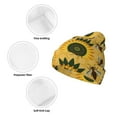 thumbnail image 3 of Hirioo Bees and Sunflowers for Men's Knit Cuffed Beanie for Outdoor Activities Unisex, 3 of 6