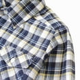 thumbnail image 5 of Bienzoe Boy's Flannel Button Down Long Sleeve Plaid Shirt Yellow 5/6, 5 of 9