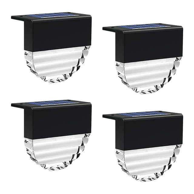 Luz de paso de jardín solar Iluminación exterior Barandilla de jardín Luz decorativa Wmkox8yii jkg6979