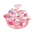 thumbnail image 2 of Soporte de cristal para uñas Zulema Soporte de arte de uñas Rosado, 2 of 6