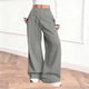 thumbnail image 2 of RKSTN Wide Leg Sweatpants for Women Plus Size High Waist Wide Leg Athletic Jogger Pants Womens Casual Solid Baggy Comfy Drawstring Running Gym Fitness Sport Pant with Pockets, 2 of 9