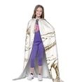 thumbnail image 4 of Honeii Hand Drawn Goose Print Poncho Cape, Cloak Coat, Snuggly Hooded Wearable Blanket, Hooded Cape For Teenagers,Halloween Costumes-Medium, 4 of 7