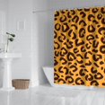thumbnail image 2 of Yellow and Black Of Leopard Print Shower Curtain 72"x72" ,Bathroom Decorative Shower Curtains Set with 12 Hooks,Modern Waterproof Washable Shower Curtain, 2 of 6