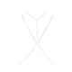thumbnail image 5 of Minnieouse Vendaje Bralette Sujetadores Restricciones Ropa de esclavo Collar hueco Lencería Correa Arnés Cadena blanco Type2 NO2, 5 of 6