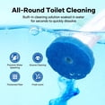 thumbnail image 7 of ZQZiQi Toilet Brush and Holder Set, 1 Disposable Toilet Brush with Holder, 24 Refill Heads & Extra Crevice Cleaning Brush, 7 of 7