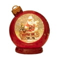 thumbnail image 3 of Sharprepublic Christmas Snow Globe Crafts Glitter Snow Globe Lights for Window Indoor Xmas red, 3 of 8