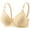 Beige, variant on Ohufall Sports Bra for Women with Adjustable Strap Bras High Elastic Soft Push Up Fashion Bra