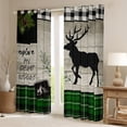 thumbnail image 3 of Homewish Magic Moose Deer Black Out Curtains, Woodland Wildlife Curtains Pack of 2 (42x63 Each), Rustic Adventure Bedroom Curtains, Blackout Curtains Bedroom Decor, 3 of 7