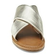 thumbnail image 2 of Bongo Lila Women's Slide Sandal, Gold, Size 6, 2 of 4
