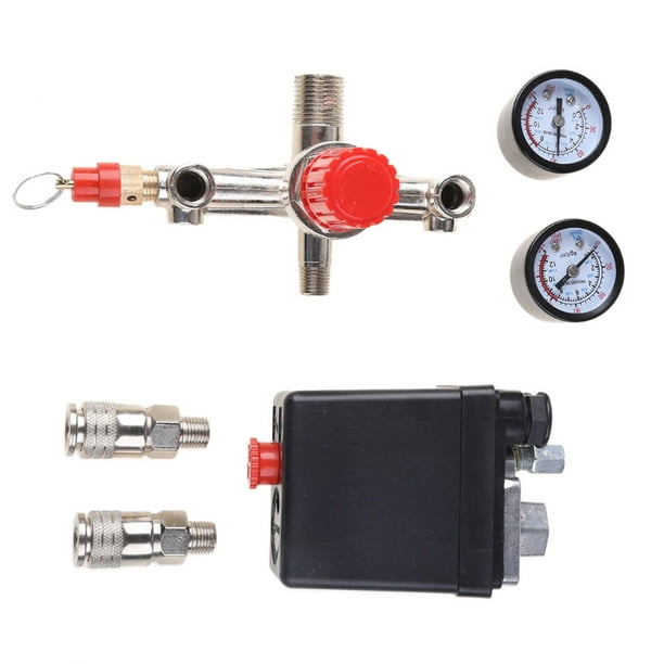 Air Compressor Pressure Control Switch Valve 0.51.25MPa With Manifold