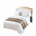 thumbnail image 6 of Bed Runner Scarf Queen Size, Farmhouse Haze Blue Brown Stain Bed Runners & Scarves for Foot of Beds, Vintage Wooden Striped Decorative Bedding Runner Scarf for Hotel Home Bedroom 83 x20 Inch, 6 of 6