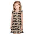 thumbnail image 1 of Balery Dachshund Dog Woof Camisón de princesa para niñas, pijama de algodón con mangas abullonadas, suave y bonito.-Small, 1 of 6