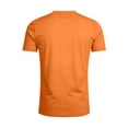 thumbnail image 4 of Domuza Henley Shirts for Men Short Sleeve Casual Basic Tee Summer Button Henley Solid T Shirts Orange XL, 4 of 4