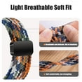 thumbnail image 4 of The straps are compatible with Apple Watch Band Ultra 2 1 49mm, 46mm, 45mm, 44mm, 42mm, 41mm, 40mm, 38mm, soft woven magnetic clasp straps, suitable for iWatch series 10/9/8/7/6/5/3 /SE, 4 of 6