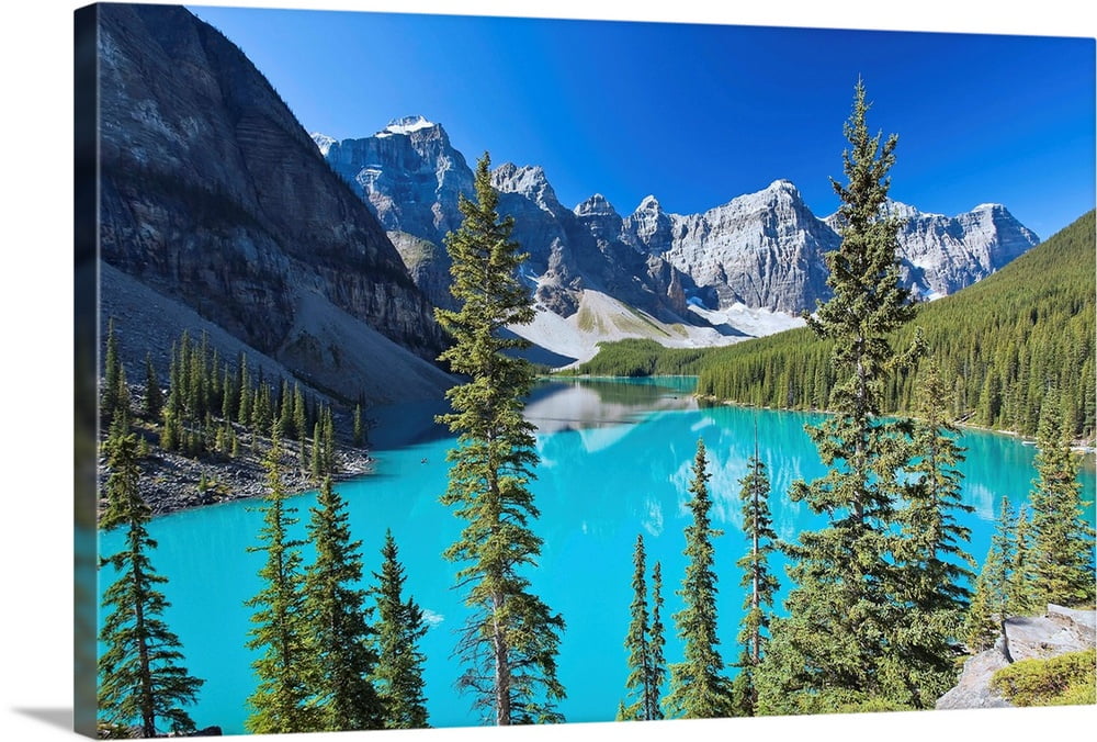 Wall Art Decor Poster Painting On Canvas Print Pictures 5 Pieces Moraine Lake