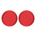 thumbnail image 1 of Car Anti Slip Coaster PVC Travel Auto Cup Mats Insert Colors 2 Coaster, 1 of 1